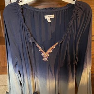 Sonoma 3/4 sleeve blouse
